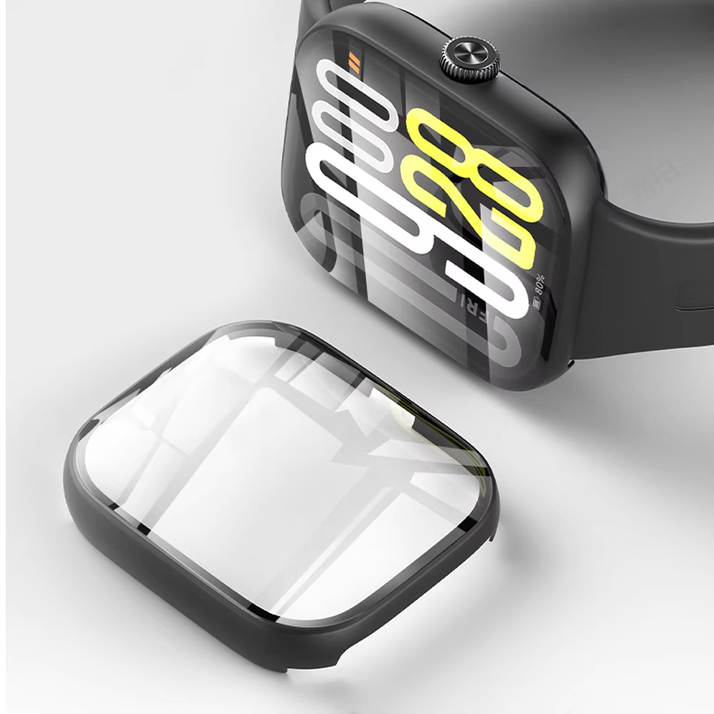 Xiaomi Smartwatch Accessories - زجاج مقسى + غطاء حماية لساعة