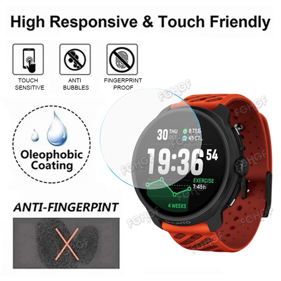 Smart Watch Accessories - الزجاج المقسى طبقة رقيقة واقية الحرس