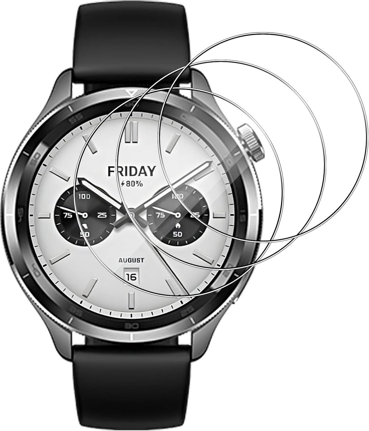 3 قطعة الزجاج المقسى Smartwatc - مراجعة Xiaomi Smartwatch Accessories وسعره