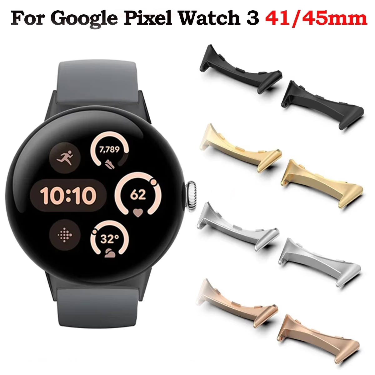 2 قطعة حزام ساعة اليد موصل محو - مراجعة Smartwatch Straps & Accessories وسعره