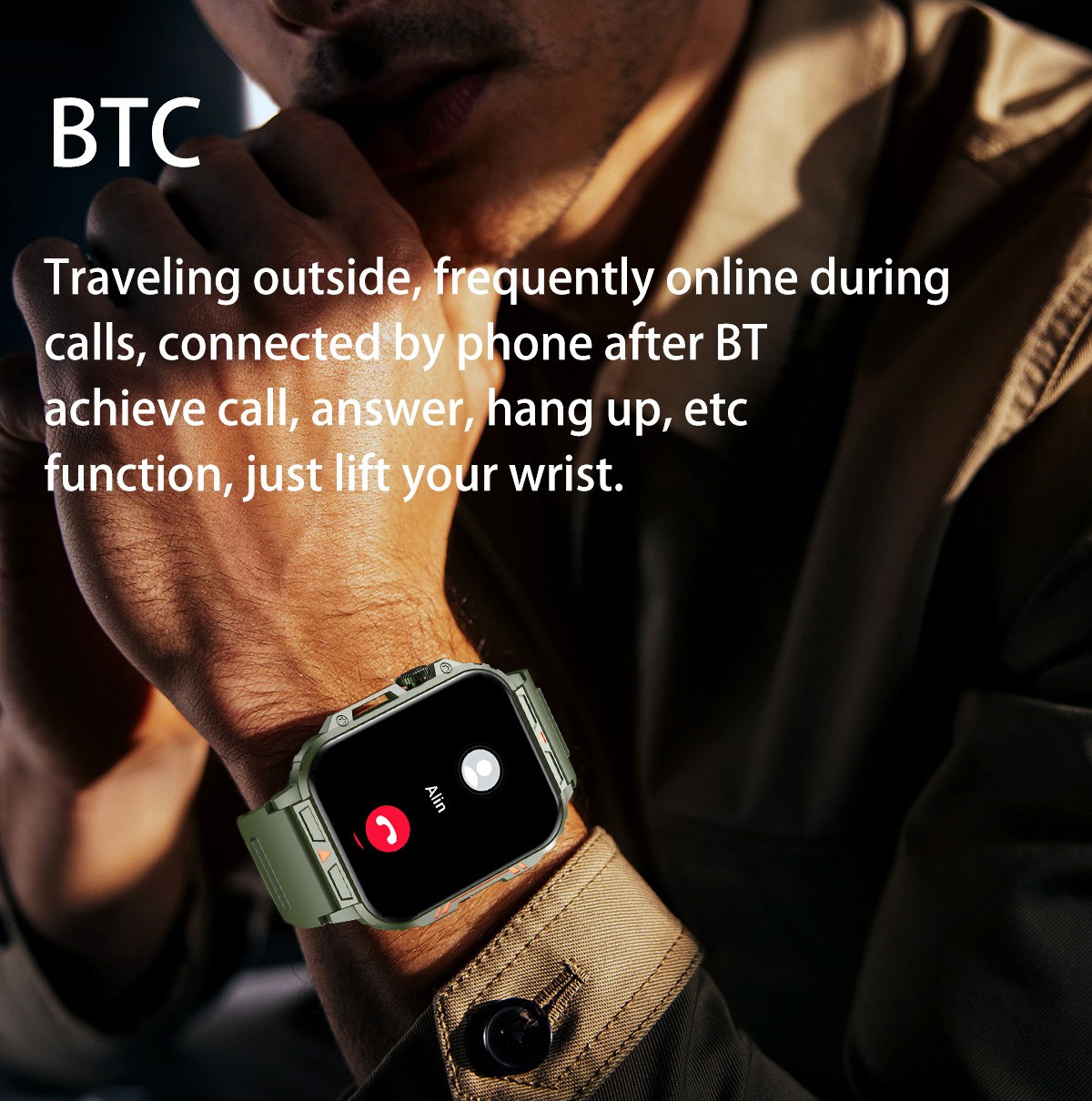 ساعة ذكية عسكرية خارجية للرجال - مراجعة Smartwatch Faces وسعره