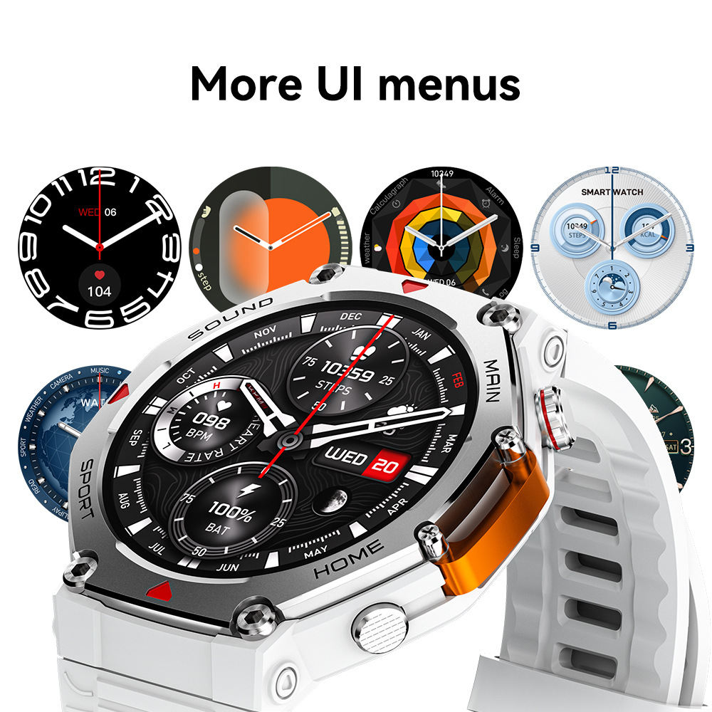 YBM-REX4 2025 الأكثر مبيعا 5AT - مراجعة Smartwatch M Active وسعره