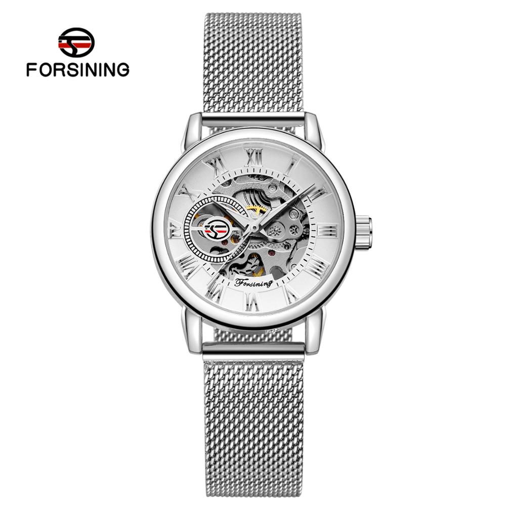 FORSINING-ساعة يد ميكانيكية أو - مراجعة Stainless Mesh Band وسعره
