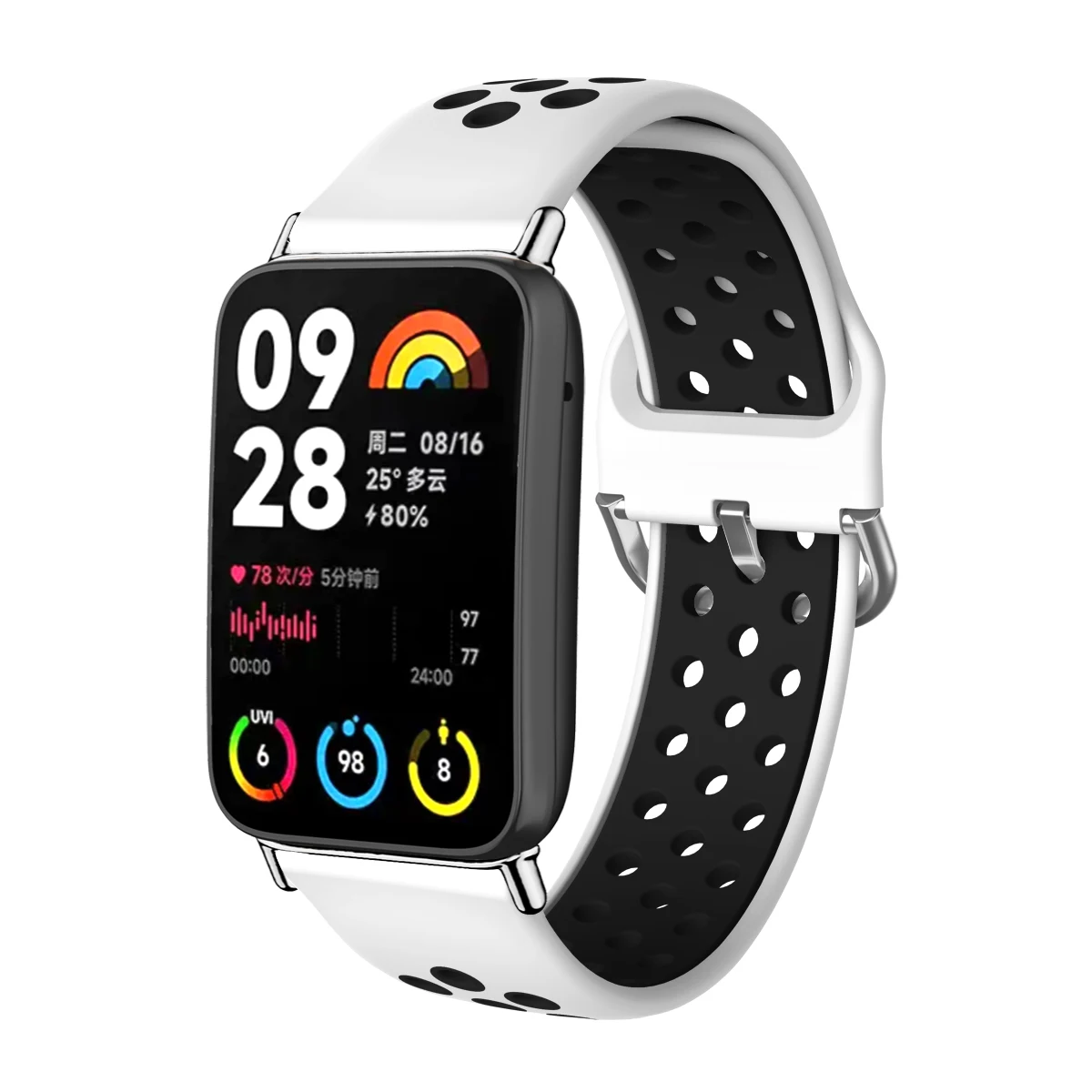 حزام سيليكون لساعة شاومي مي با - مراجعة Xiaomi Smartwatch Accessories وسعره