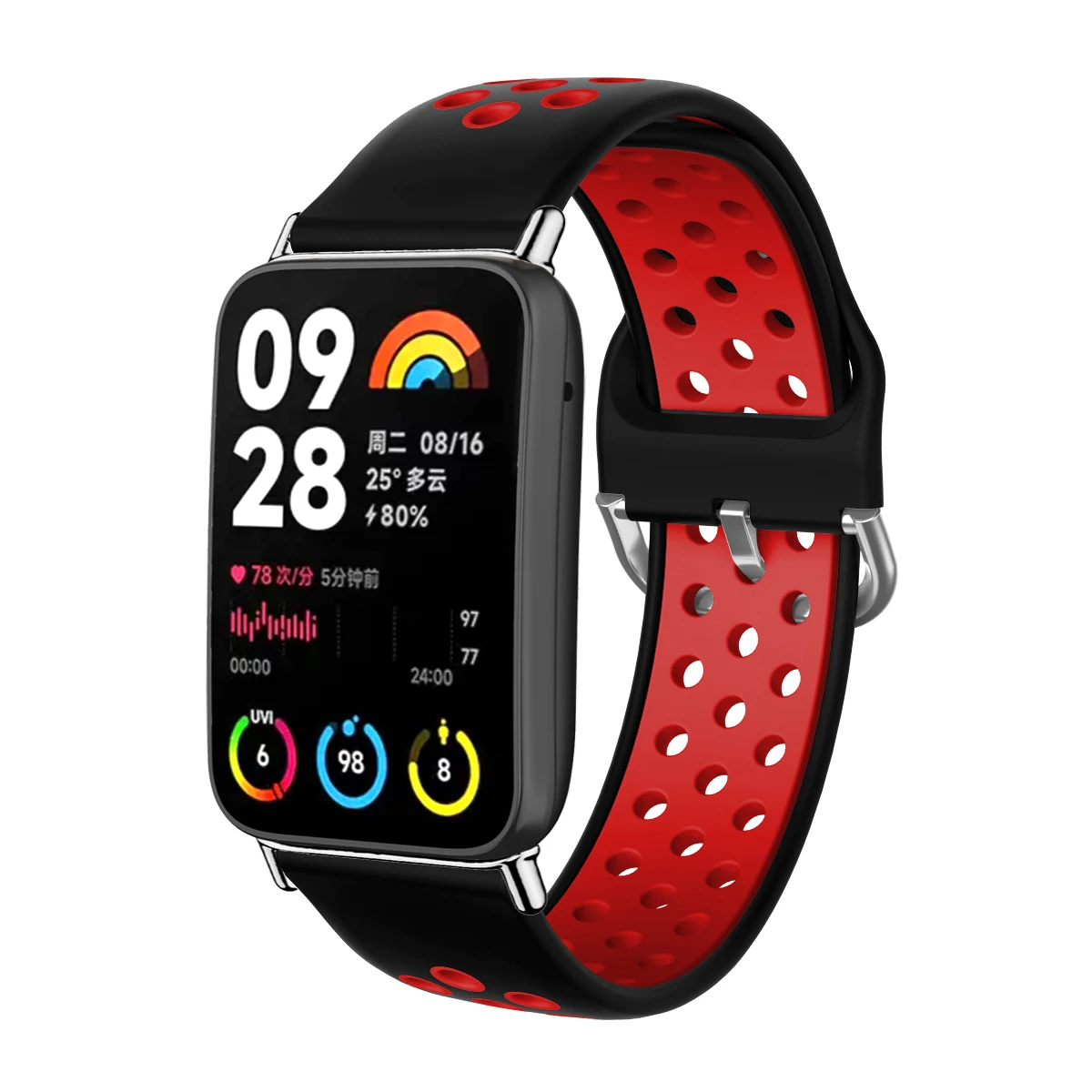 حزام سيليكون لساعة شاومي مي با - مراجعة Xiaomi Smartwatch Accessories وسعره