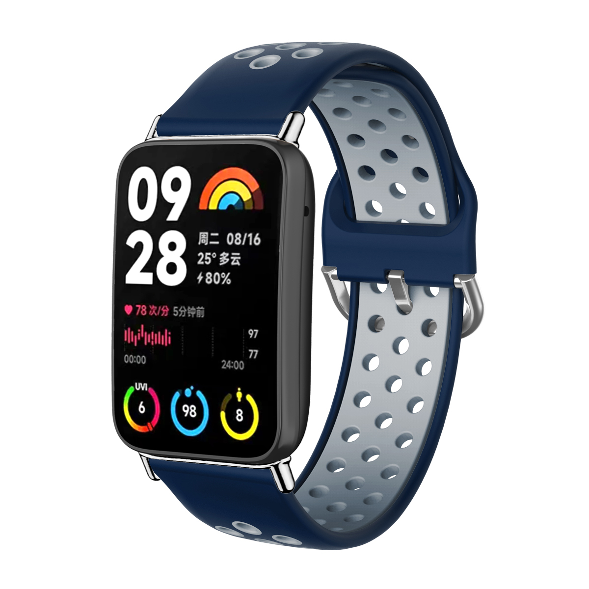 حزام سيليكون لساعة شاومي مي با - مراجعة Xiaomi Smartwatch Accessories وسعره