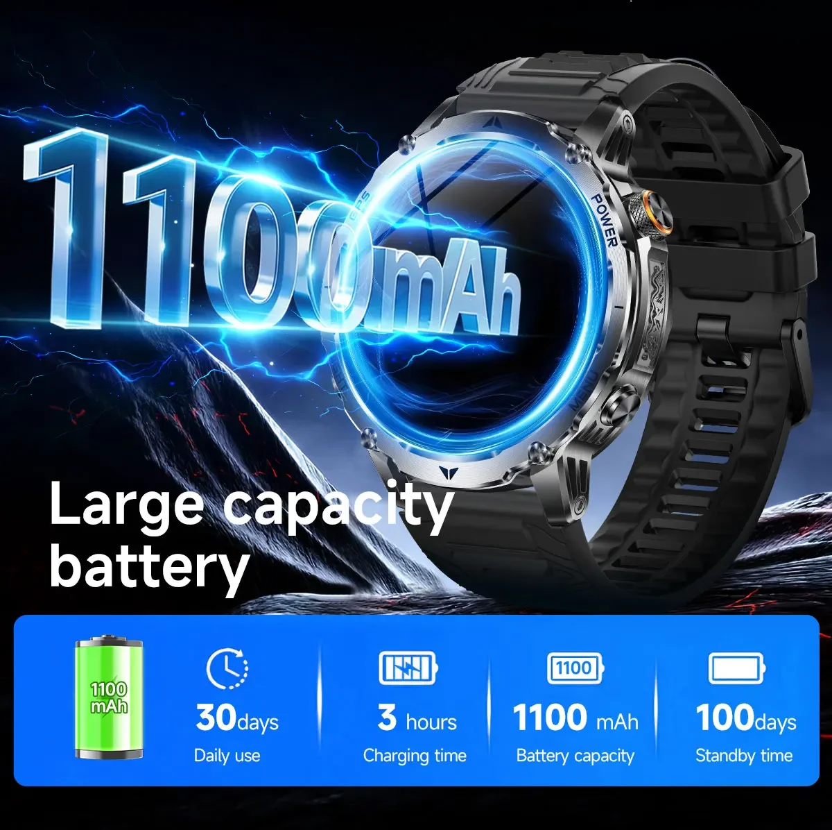 ساعة ذكية T-Rex 3 بدرجة عسكرية - مراجعة Smartwatch M Active وسعره