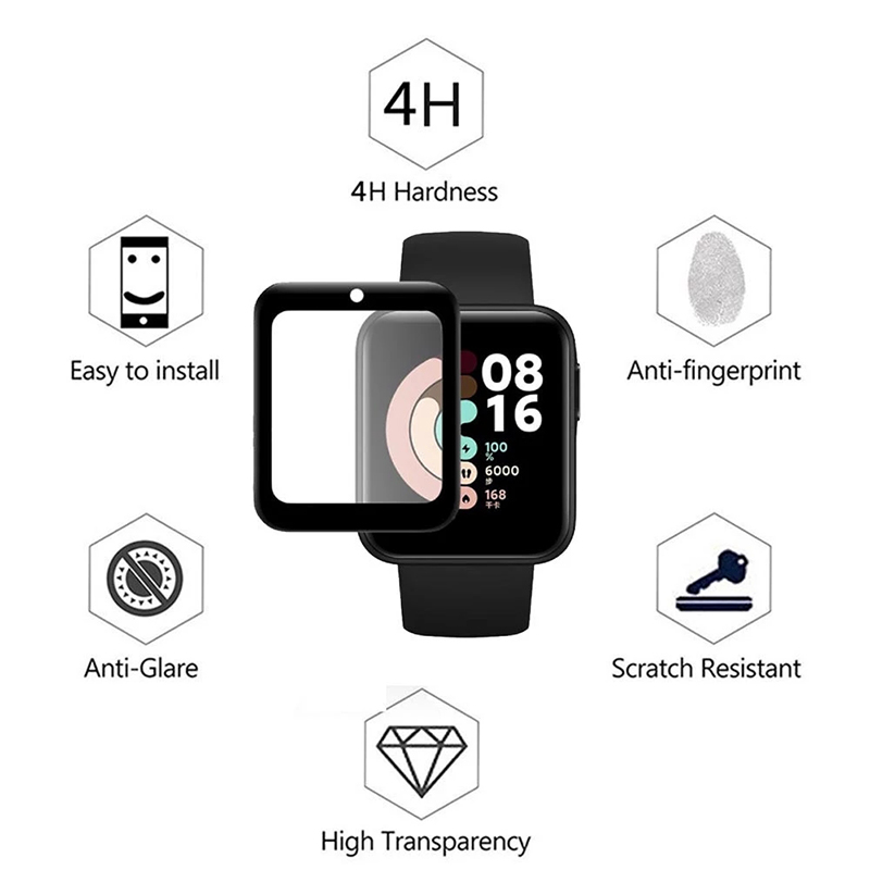 2 قطعة الزجاج المقسى لساعة Red - مراجعة Smart Watch Accessories وسعره