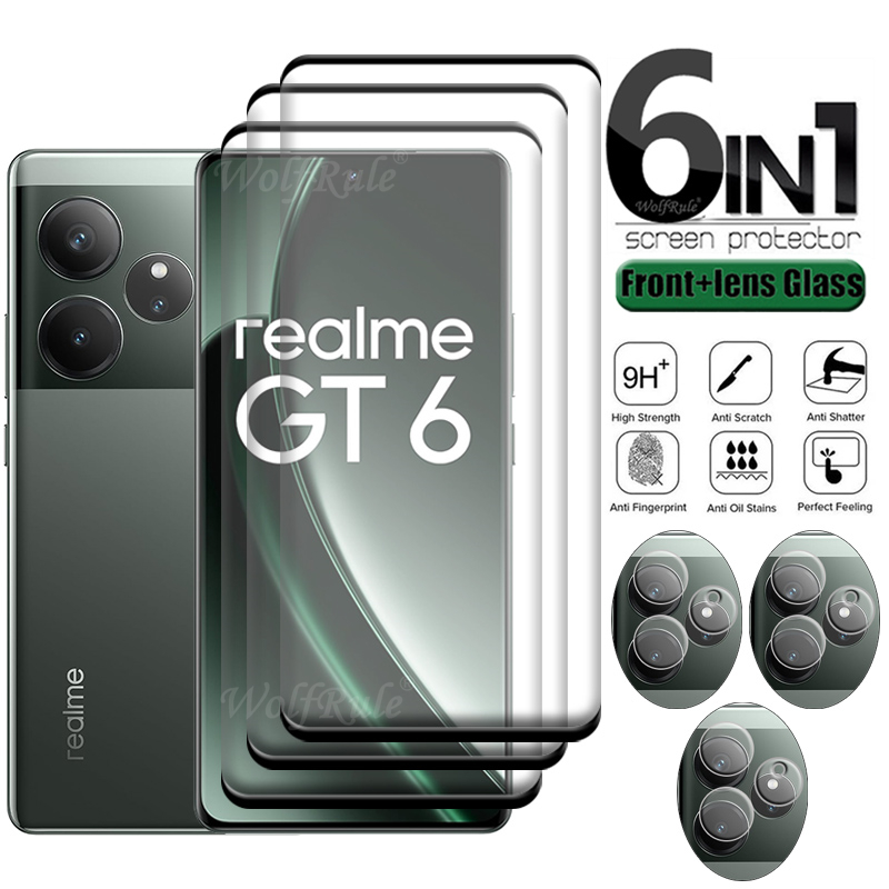 واقي شاشة من الزجاج المقسى 6 ف - مراجعة Realme Gt 6 وسعره