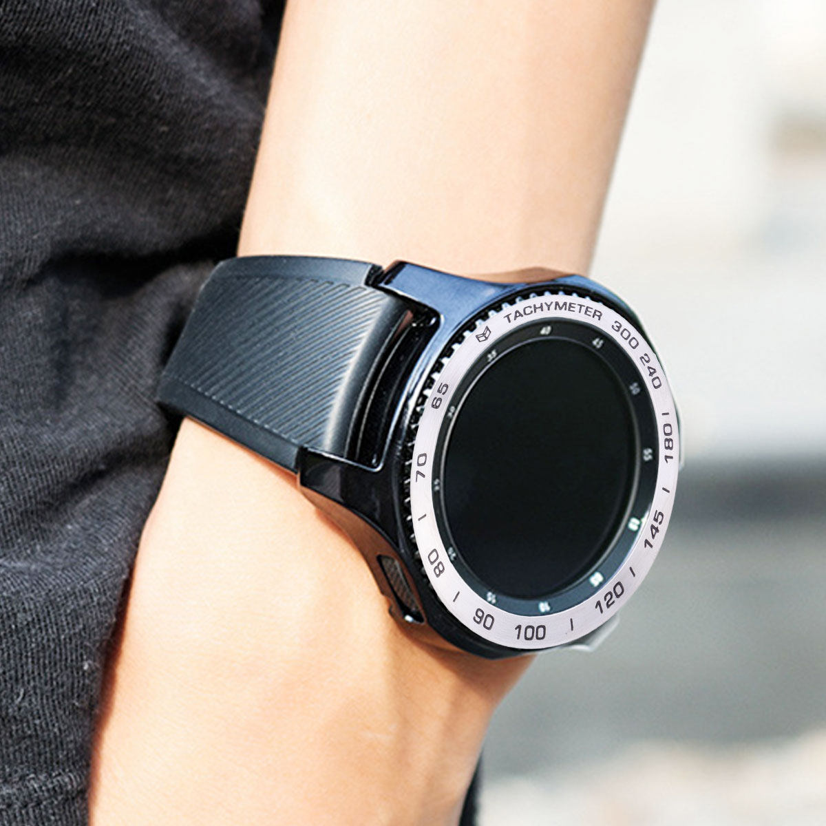 حلقة معدنية مصقولة للغاية لساع - مراجعة Smartwatch Watch Accessories وسعره