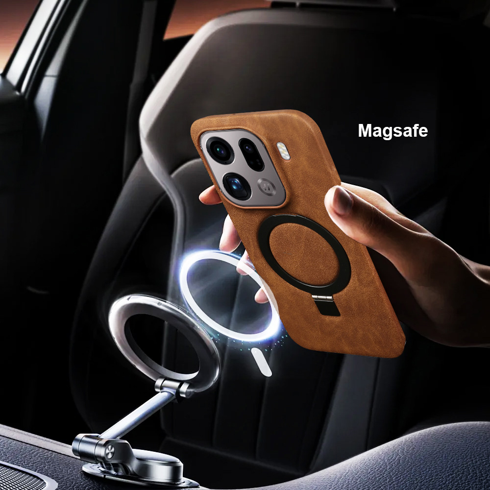 حافظة جلدية قابلة للطي مع حلقة - مراجعة Oppo Find X8 وسعره