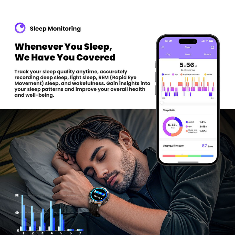 ساعة ذكية عسكرية جديدة طراز TA - مراجعة Smartwatch Nexus وسعره