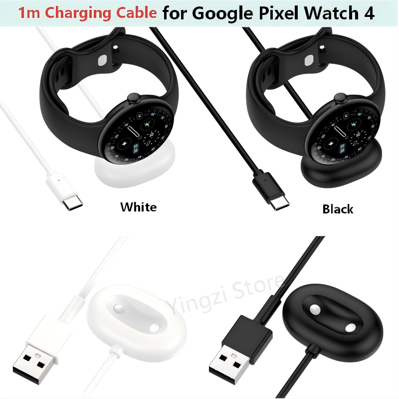 كابل شحن USB لساعة جوجل بيكسل  - مراجعة Smartwatch Nexus وسعره