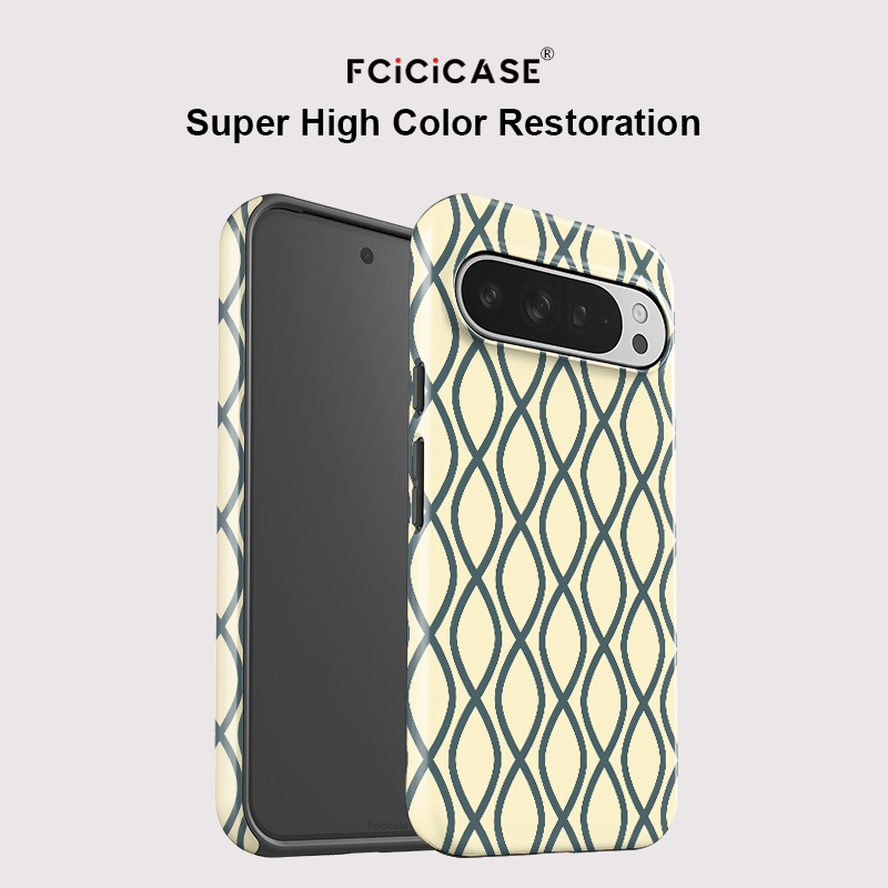 غطاء هاتف أنيق بتصميم مخطط من  - مراجعة Google Pixel 8A وسعره