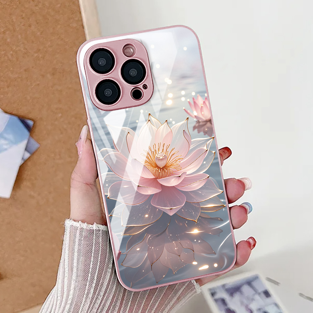 لوتس زهرة جراب هاتف آيفون 16 ب - مراجعة Screen Protector Film وسعره