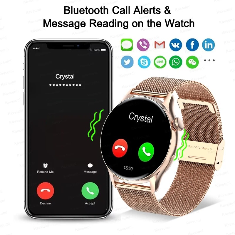 2026New ساعة ذكية للنساء مخصص  - مراجعة Smartwatch Faces وسعره